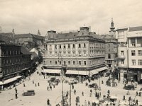 Palača Pongratz, srušena oko 1937. godine, razglednica